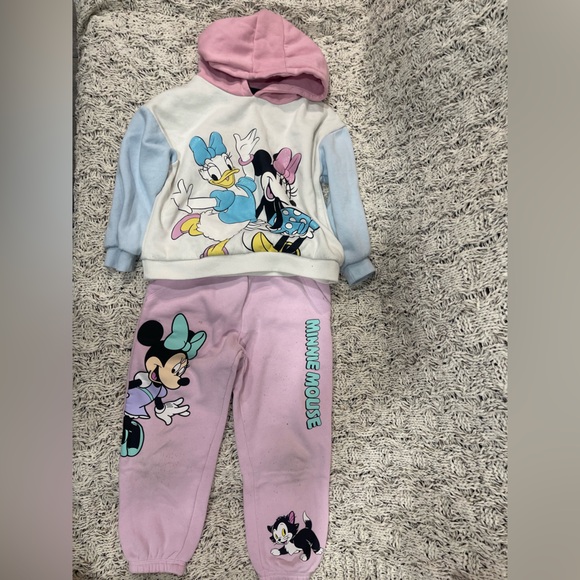 Disney Other - Disney Pink and Blue Kids Matching Set